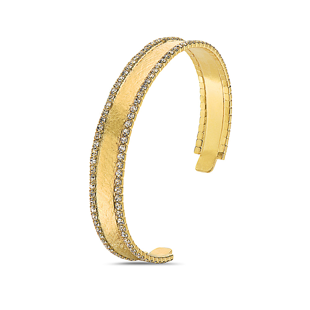 Gemma 2 Line Diamond Bangle