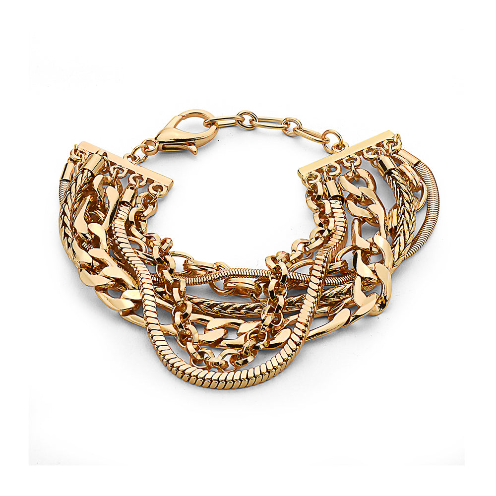 Multistrand Link Chain Bracelet