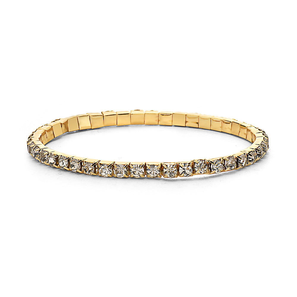 Faux Diamond Strechable Bracelet