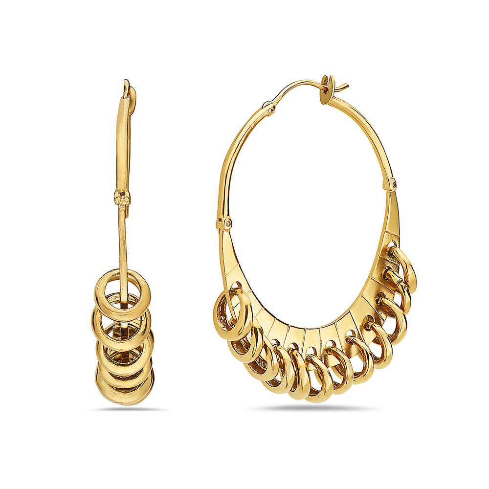 Ring Hoop Earring