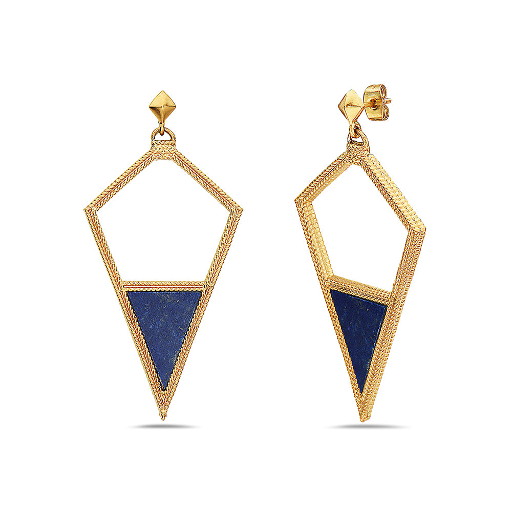 Lapis Kite Earring