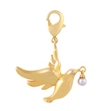 Bird of Heaven Charm with Pearls