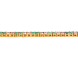 Clair Emerald and Diamond Pull Out Bracelet
