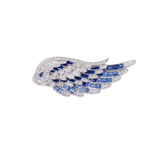 Angelique' Blue Sapphire Ring