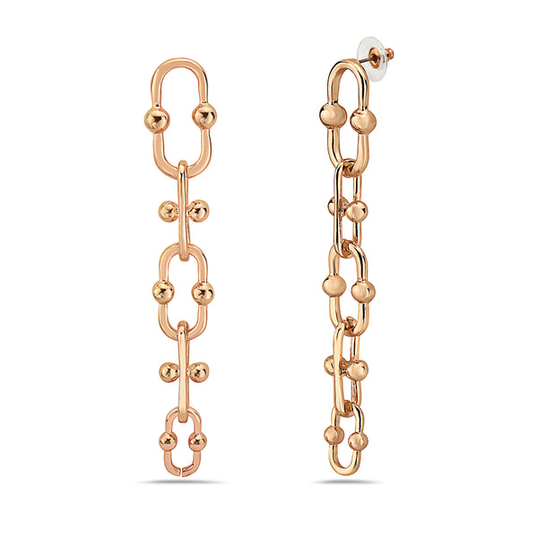 Designer Link Chain Earrings