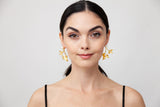 Daisy Flower Pearl Earring